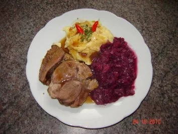 Fleisch : Ganze Kalbshaxe - Rezept