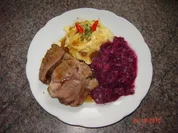 Rezept: Fleisch : Ganze Kalbshaxe Fleisch : Ganze Kalbshaxe - Rezept