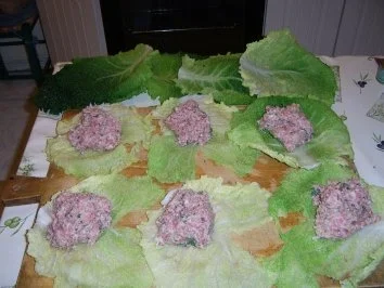 Rezept: Thüringer Wirsingroulade mit Kräuterhackfüllung Bild Nr. 9 Thüringer Wirsingroulade mit Kräuterhackfüllung - Rezept - Bild Nr. 9