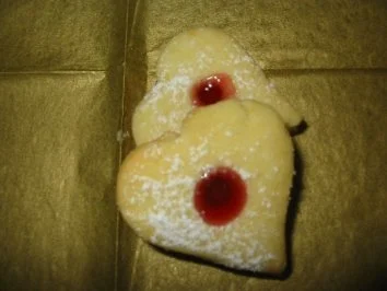 Rezept: Himbeer-Herzen Himbeer-Herzen - Rezept