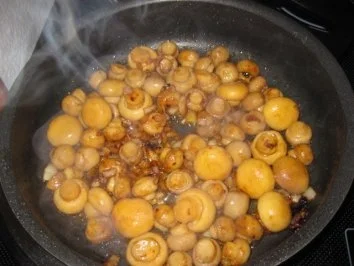 Sahnige Schnitzel-Champignon-Pfanne - Rezept - Bild Nr. 5