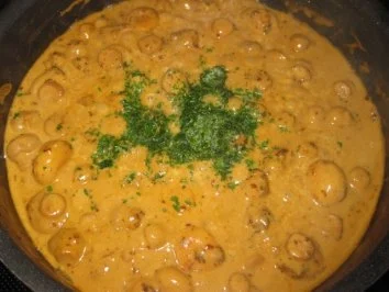 Sahnige Schnitzel-Champignon-Pfanne - Rezept - Bild Nr. 7