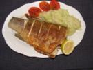 Fisch : -Schwarzbarsch am Stück gebraten.- - Rezept