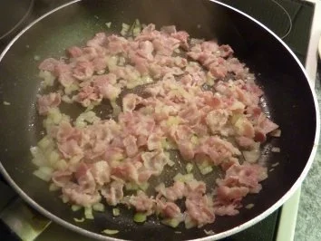 Kartoffel-Tortillia mit Speck und Champignons - Rezept - Bild Nr. 5