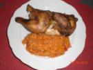 Backhähnchen mit Djuvec-Reis - Rezept
