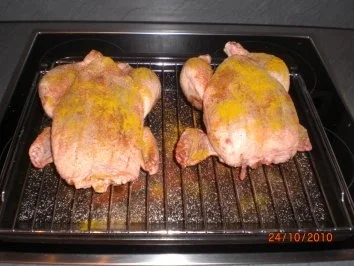 Rezept: Backhähnchen mit Djuvec-Reis Bild Nr. 3 Backhähnchen mit Djuvec-Reis - Rezept - Bild Nr. 3