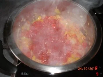 Rezept: Backhähnchen mit Djuvec-Reis Bild Nr. 8 Backhähnchen mit Djuvec-Reis - Rezept - Bild Nr. 8