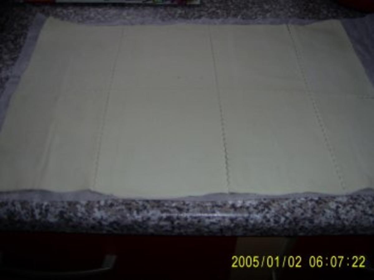 Schinken Blätterteig Hörnchen - schnell &amp; einfach - 251 kcal/100g