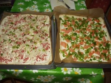 Flammkuchen für Besuch - Rezept