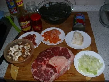 Beinscheibe lecker geschmort mit grünen Bohnen - Rezept - Bild Nr. 2