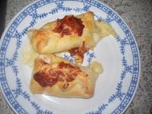 Käse-Schinken-Croissants/ Taschen - Rezept