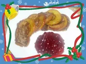 Arme Ritter mit Äpfeln und Preiselbeeren - Rezept