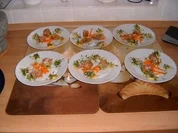 Räucherlachs- Röllchen - Rezept