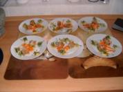 Räucherlachs- Röllchen - Rezept