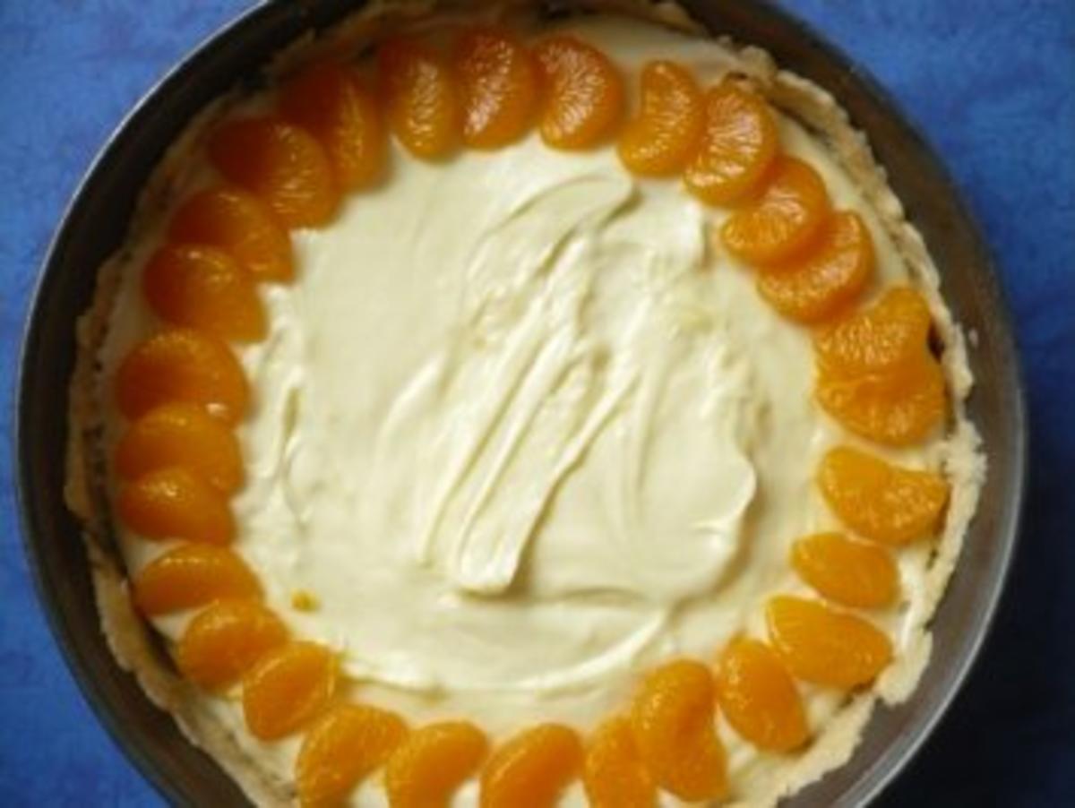 Schmand -  Mandarinen - Torte - Rezept - Bild Nr. 6