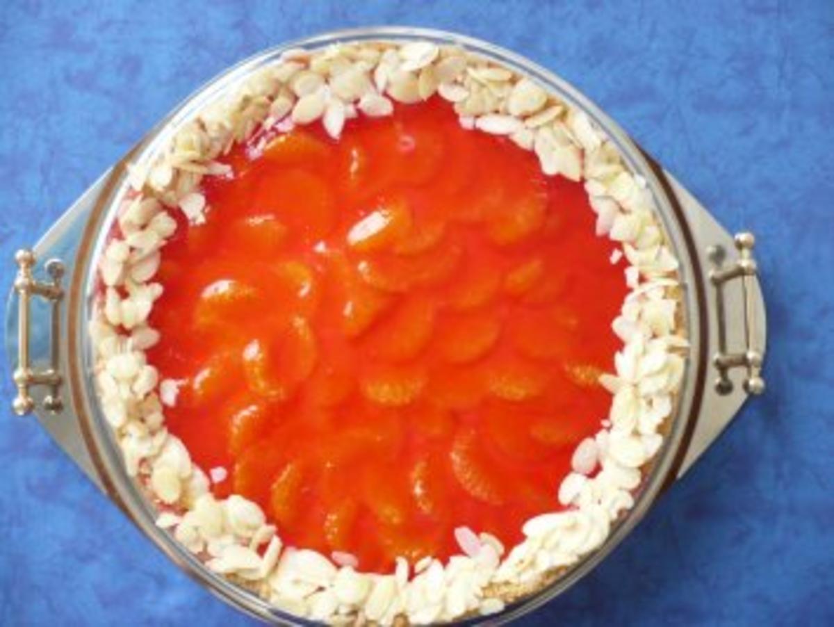 Schmand -  Mandarinen - Torte - Rezept