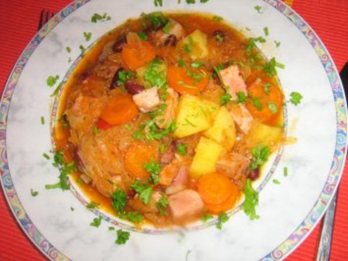 Scharfe Sauerkrautsuppe - Rezept mit Bild - kochbar.de