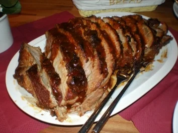 Rezept: Pikanter Schweinebraten Pikanter Schweinebraten - Rezept