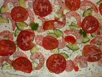 Gebäck herzhaft: Garnelenpizza - Rezept - Bild Nr. 3
