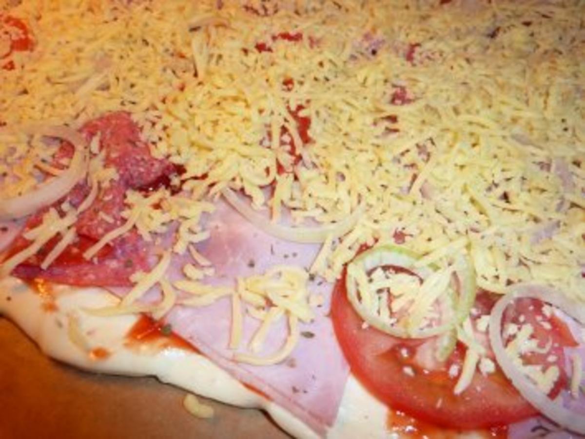 Gebäck herzhaft: Garnelenpizza - Rezept - Bild Nr. 7