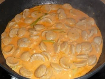 Rezept: Gurken - Bratwurstpfännchen....... Bild Nr. 2 Gurken - Bratwurstpfännchen....... - Rezept - Bild Nr. 2