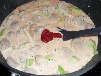 Rezept: Gurken - Bratwurstpfännchen....... Bild Nr. 3 Gurken - Bratwurstpfännchen....... - Rezept - Bild Nr. 3