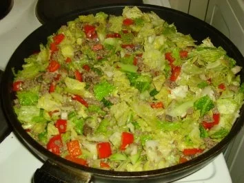 Rezept: Bunte Wirsing-Schiffchen Bild Nr. 3 Bunte Wirsing-Schiffchen - Rezept - Bild Nr. 3