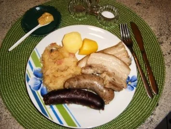 Schlachteplatte schnell und einfach - Rezept