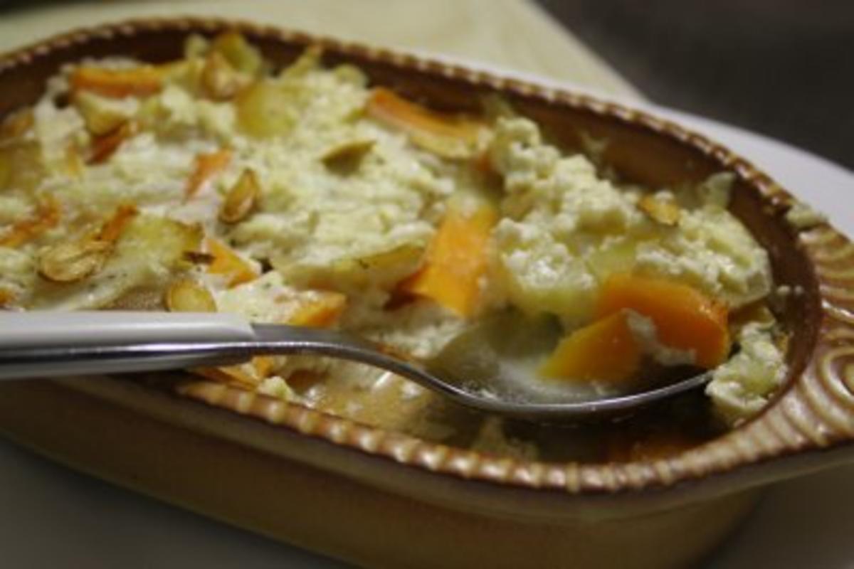 Kartoffel-Karotten-Gratin - Rezept mit Bild - kochbar.de