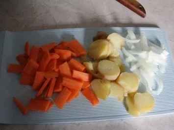 Rezept: Kartoffel-Karotten-Gratin Bild Nr. 3 Kartoffel-Karotten-Gratin - Rezept - Bild Nr. 3