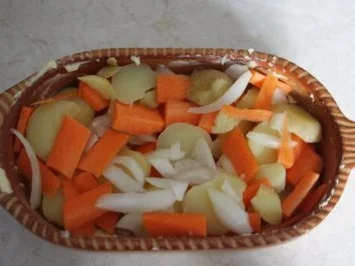 Rezept: Kartoffel-Karotten-Gratin Bild Nr. 4 Kartoffel-Karotten-Gratin - Rezept - Bild Nr. 4