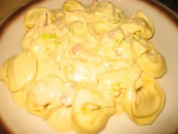 Beilage:  Frischkäse-Lauch-Soße.... - Rezept