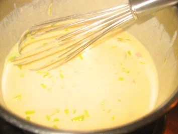 Beilage:  Frischkäse-Lauch-Soße.... - Rezept - Bild Nr. 2