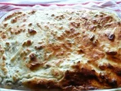 Kartoffelgratin mit Kräuterquarkhaube zu Chinakohl - Rezept