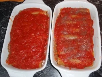 Rezept: Überbackene Cannelloni Bild Nr. 3 Überbackene Cannelloni - Rezept - Bild Nr. 3