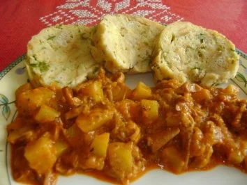 Schwammerlgulasch - Rezept