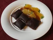 Rezept: Schokoladen - Nougat - Ravioli an Orangensoße Schokoladen - Nougat - Ravioli an Orangensoße - Rezept