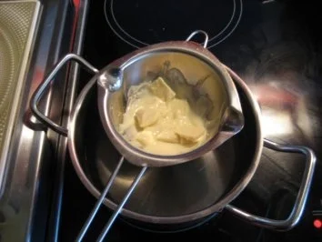 Rezept: Rotweinbirnen mit weißer Schokolade Bild Nr. 6 Rotweinbirnen mit weißer Schokolade - Rezept - Bild Nr. 6