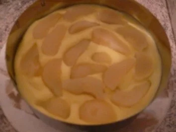 Rezept: Eierlikör~Sahnetorte mit Birnen Bild Nr. 3 Eierlikör~Sahnetorte mit Birnen - Rezept - Bild Nr. 3