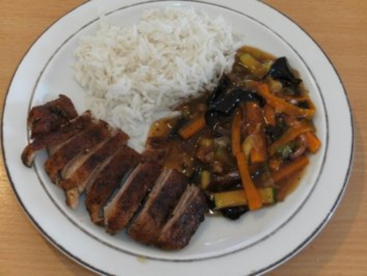 Bilder für Fleisch: Ente, chin. , doppelt gebraten - Rezept