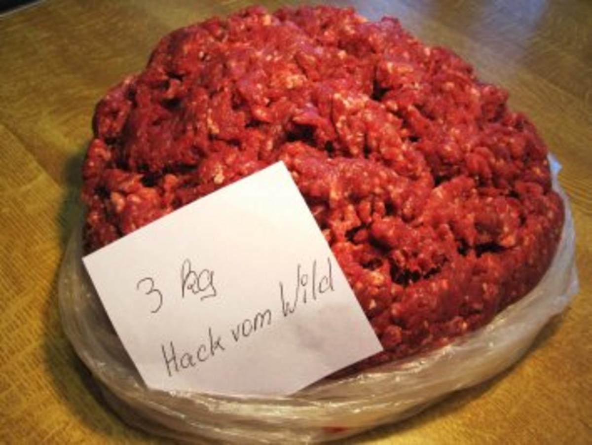 Hackfleisch vom Wild, mit Rotwein geschmort - - Rezept - Bild Nr. 6