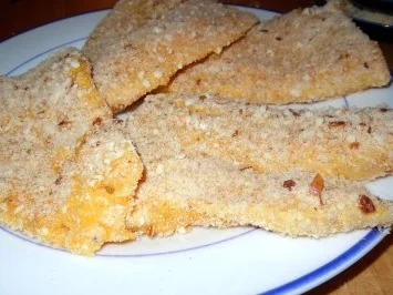 Paniertes Dorschfilet auf Limetten-Butter-Sauce - Rezept - Bild Nr. 4