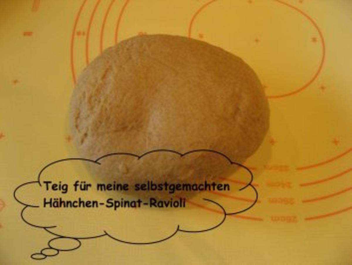 Teigwaren- Hähnchen-Spinat-Ravioli - Rezept - Bild Nr. 2