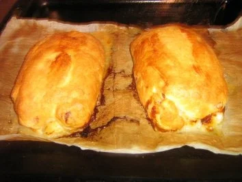 Hähnchenbrustfilet in Kraut und Blätterteig versteckt - Rezept - Bild Nr. 9