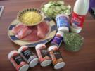 Schweinefilet auf Sahne-Zucchini mit Bandnudeln - Rezept