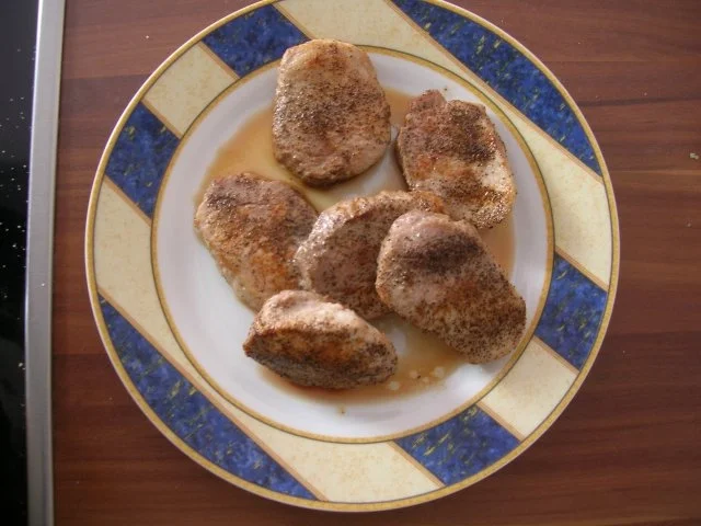 Schweinefilet auf Sahne-Zucchini mit Bandnudeln - Rezept - Bild Nr. 2