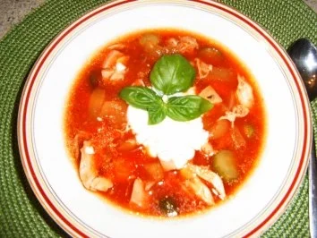 Rezept: Geflügelsoljanka---scharf Geflügelsoljanka---scharf - Rezept