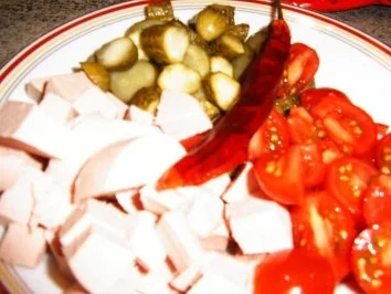 Rezept: Geflügelsoljanka---scharf Bild Nr. 4 Geflügelsoljanka---scharf - Rezept - Bild Nr. 4