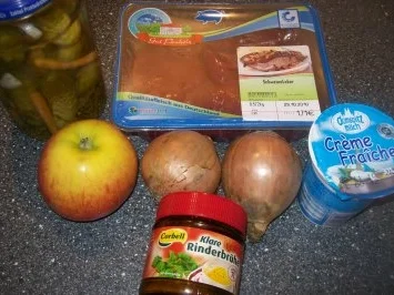 Leber geschmort - süß -sauer - Rezept - Bild Nr. 2