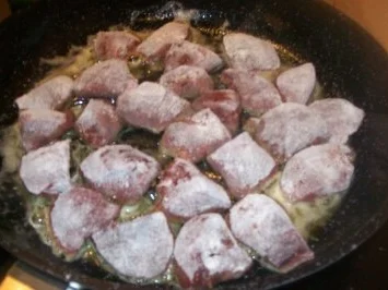 Leber geschmort - süß -sauer - Rezept - Bild Nr. 5